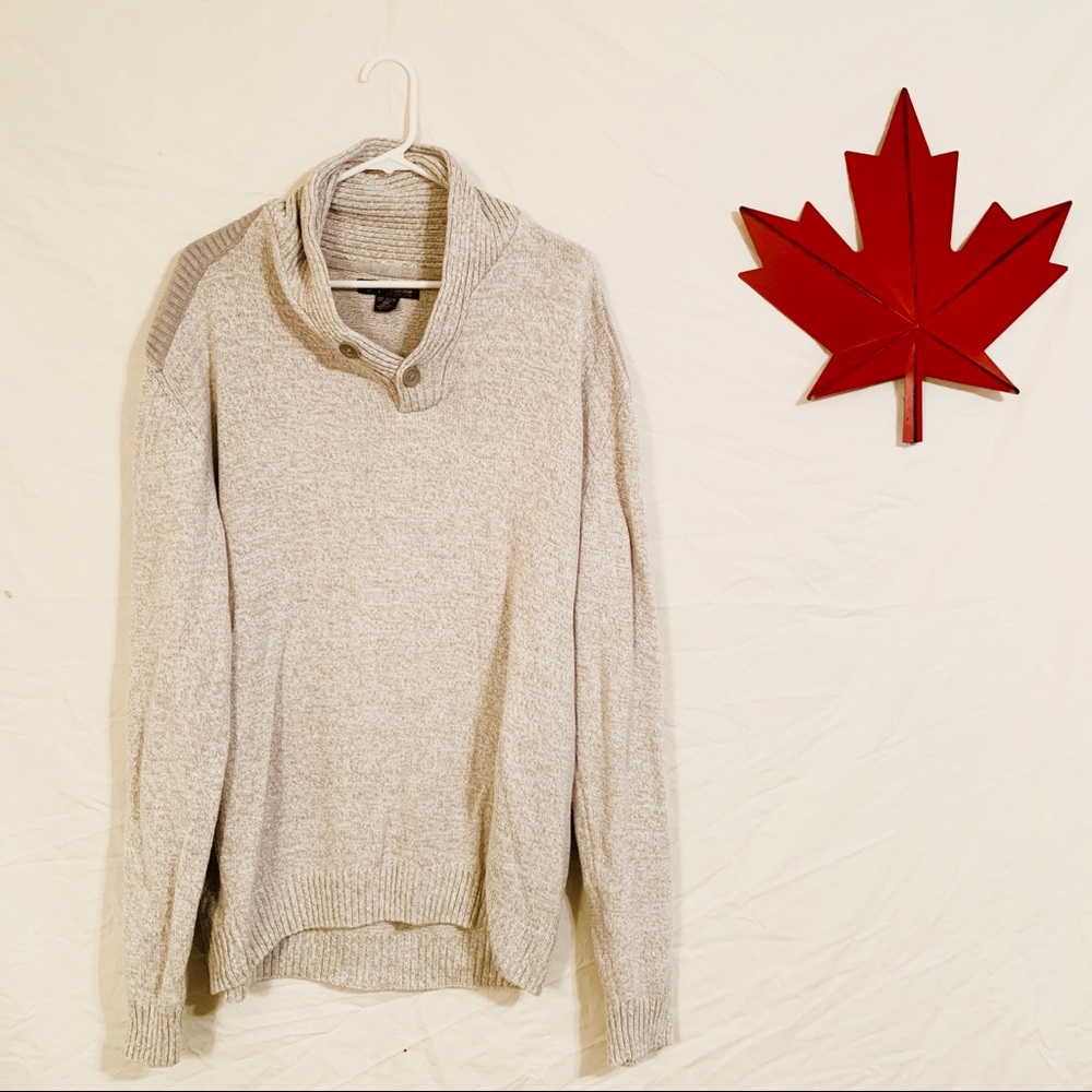 COZY GRAY SWEATER (XXL)